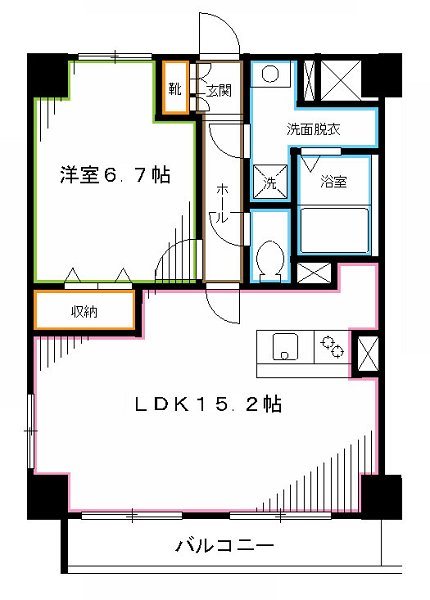 T's　garden高円寺  間取り