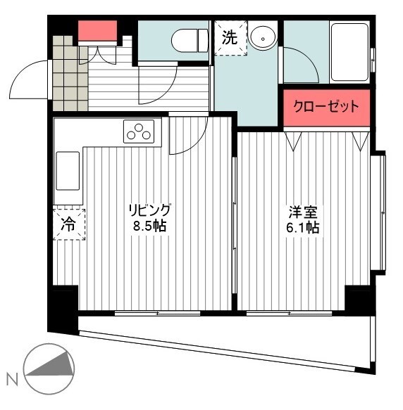 ユニアスコスモエイト 間取り