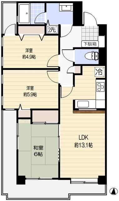 藤和シティコープ三鷹南 間取り