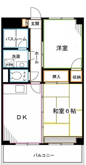 関東上石神井マンション 間取り