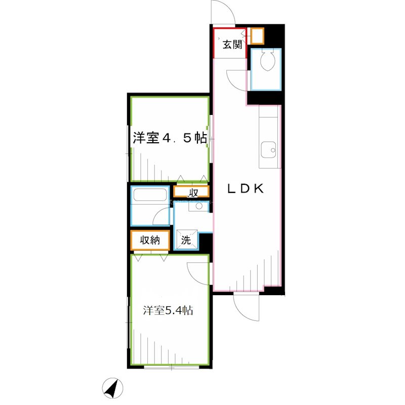 地蔵前マンション 間取り