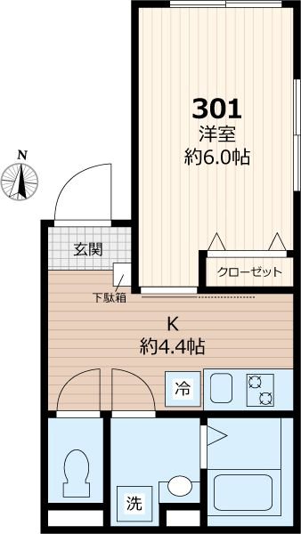 ヒルサイド沼袋 間取り