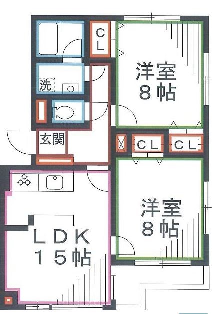 メゾン　セルジェ 間取り