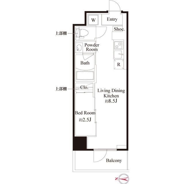 ハーモニーレジデンス東京武蔵関WEST　SIDE 間取り