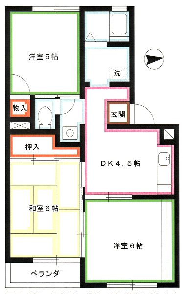 トリヴァンベール武蔵野 間取り