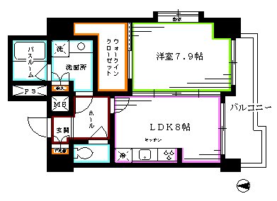ラグジュアリーアパートメント中野坂上 間取り
