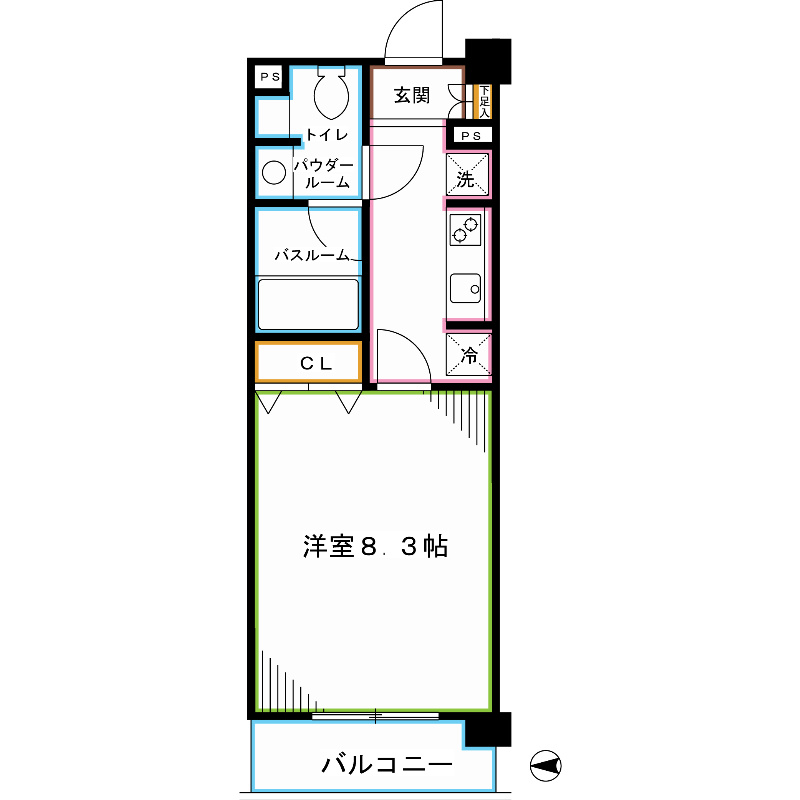 クラッサ中野 間取り