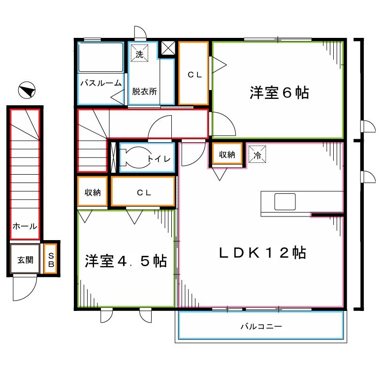 CASA　de　Tomo 間取り