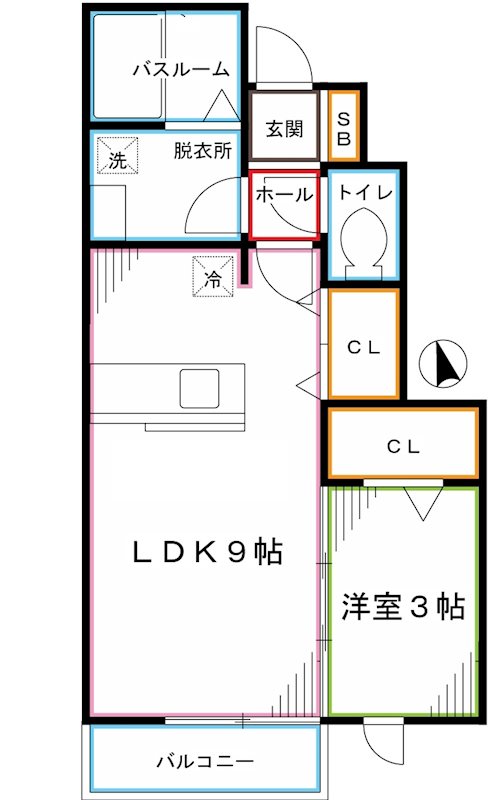 クレール国分寺  間取り