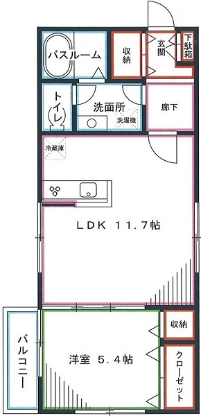 パレスみやび  間取り