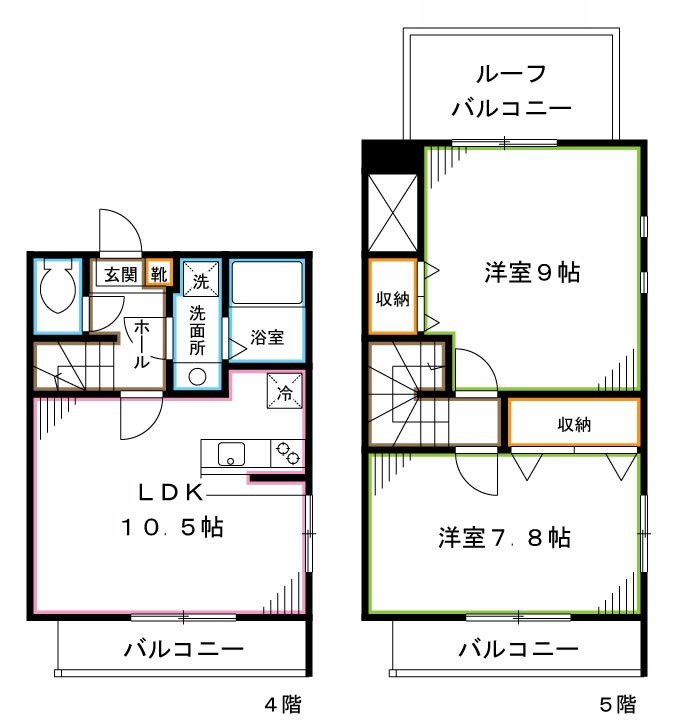 モン・シャトー中野新館 間取り