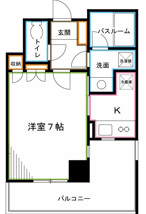 K&amp;rsquo;S新中野  間取り図