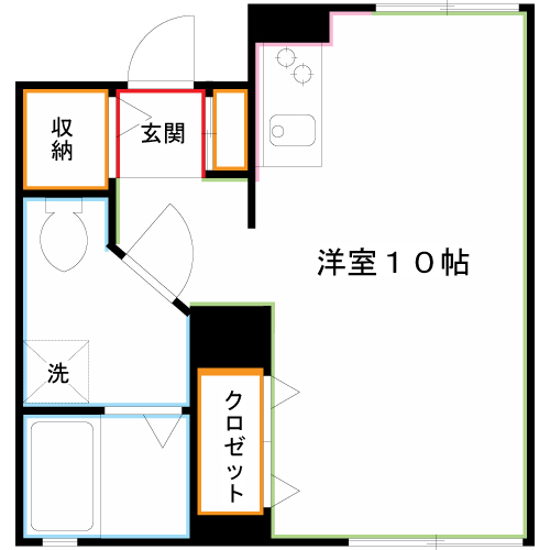 アトゥール武蔵野　 間取り
