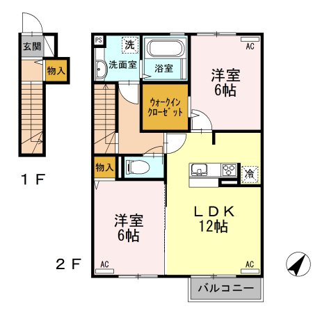フェリシテⅡ 間取り