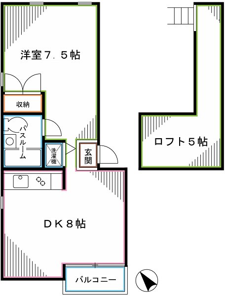 マイホーム国立 間取り