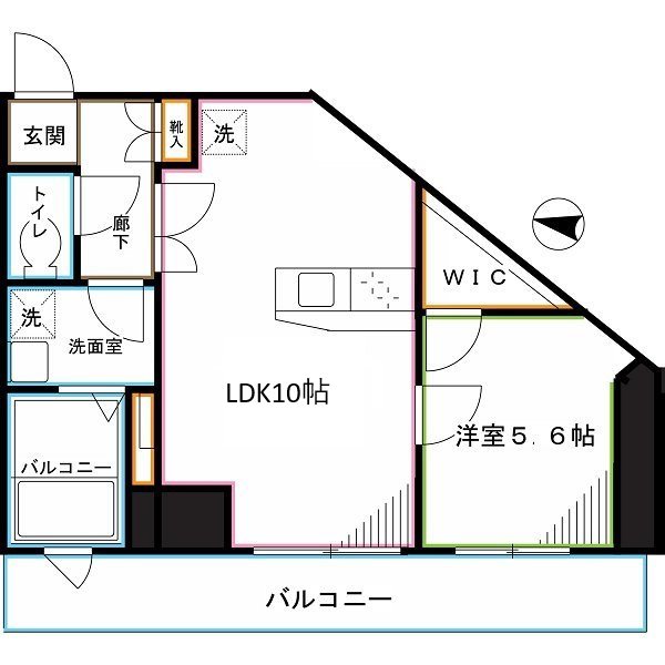 ヴェルト杉並サウスヒル  間取り