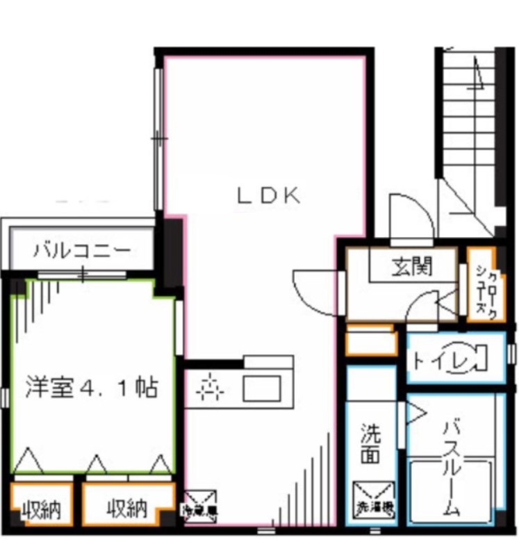 スタジオーネ西荻 間取り