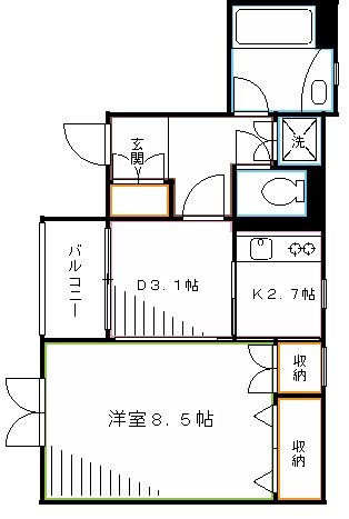 corridor 間取り