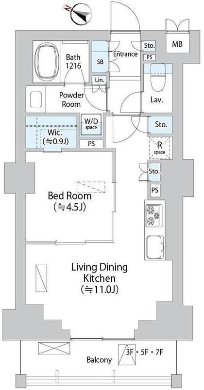 イストワール阿佐ヶ谷 間取り