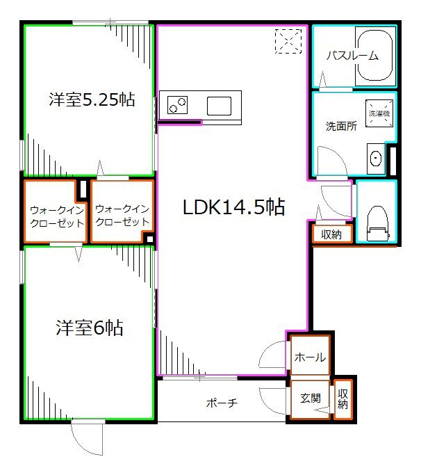 グリーンヒルズ関町 間取り