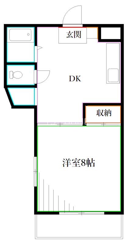 サンパレス第2牟礼  間取り