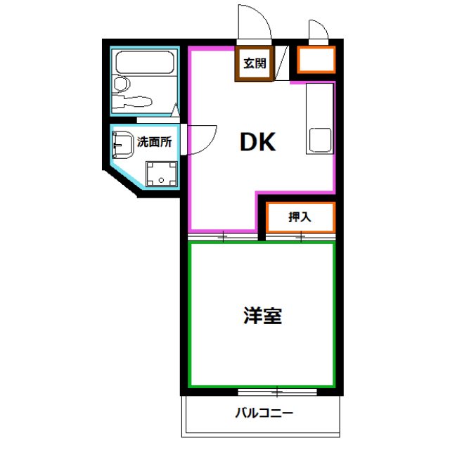サンパレス第2牟礼  間取り