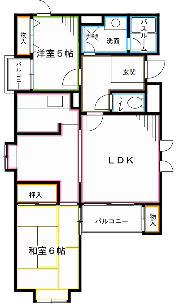 ヴェール久我山Ⅱ 間取り