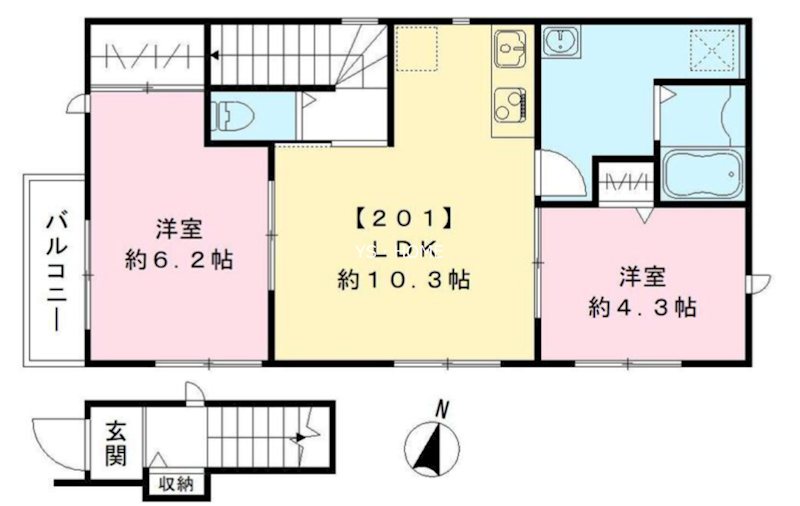 Gras Court A 間取り