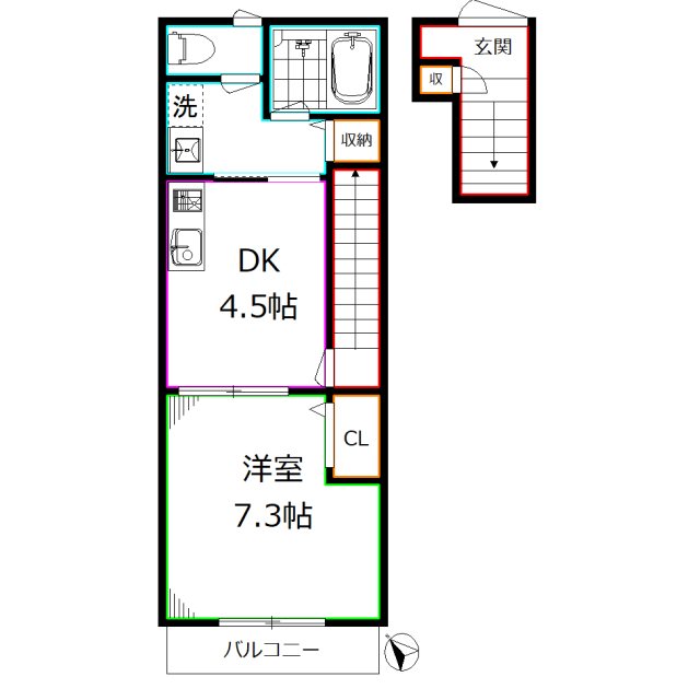 ルーセント・Ｋ  間取り