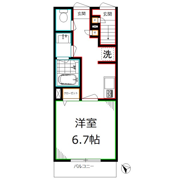ルーセント・Ｋ  間取り