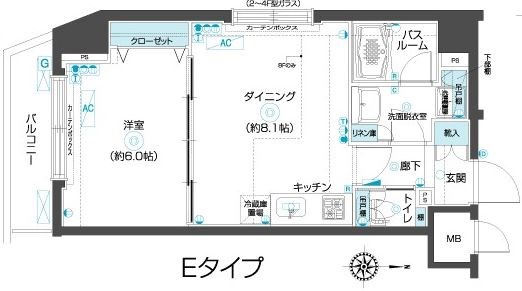 フェニックス武蔵関参番館 間取り