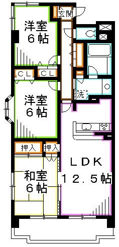 ライフステージ武蔵野 間取り