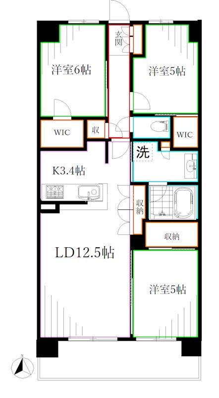 トラープランド蒼麗館 間取り