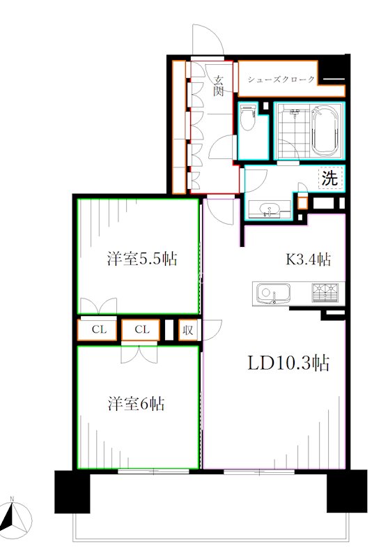 トラープランド蒼麗館 間取り