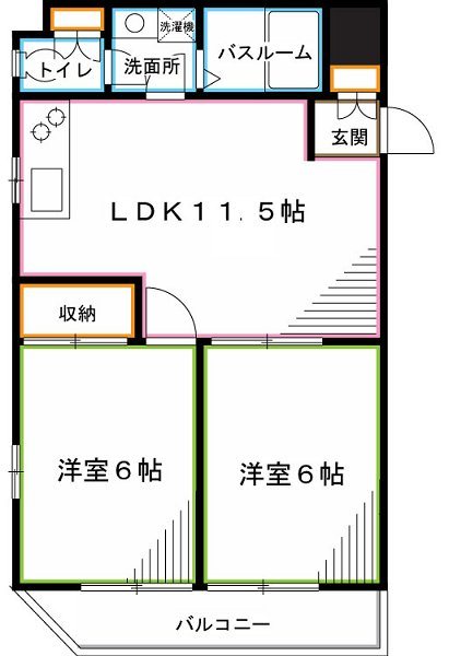 スティングレイ下井草 間取り