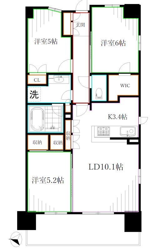 トラープランド蒼麗館 間取り