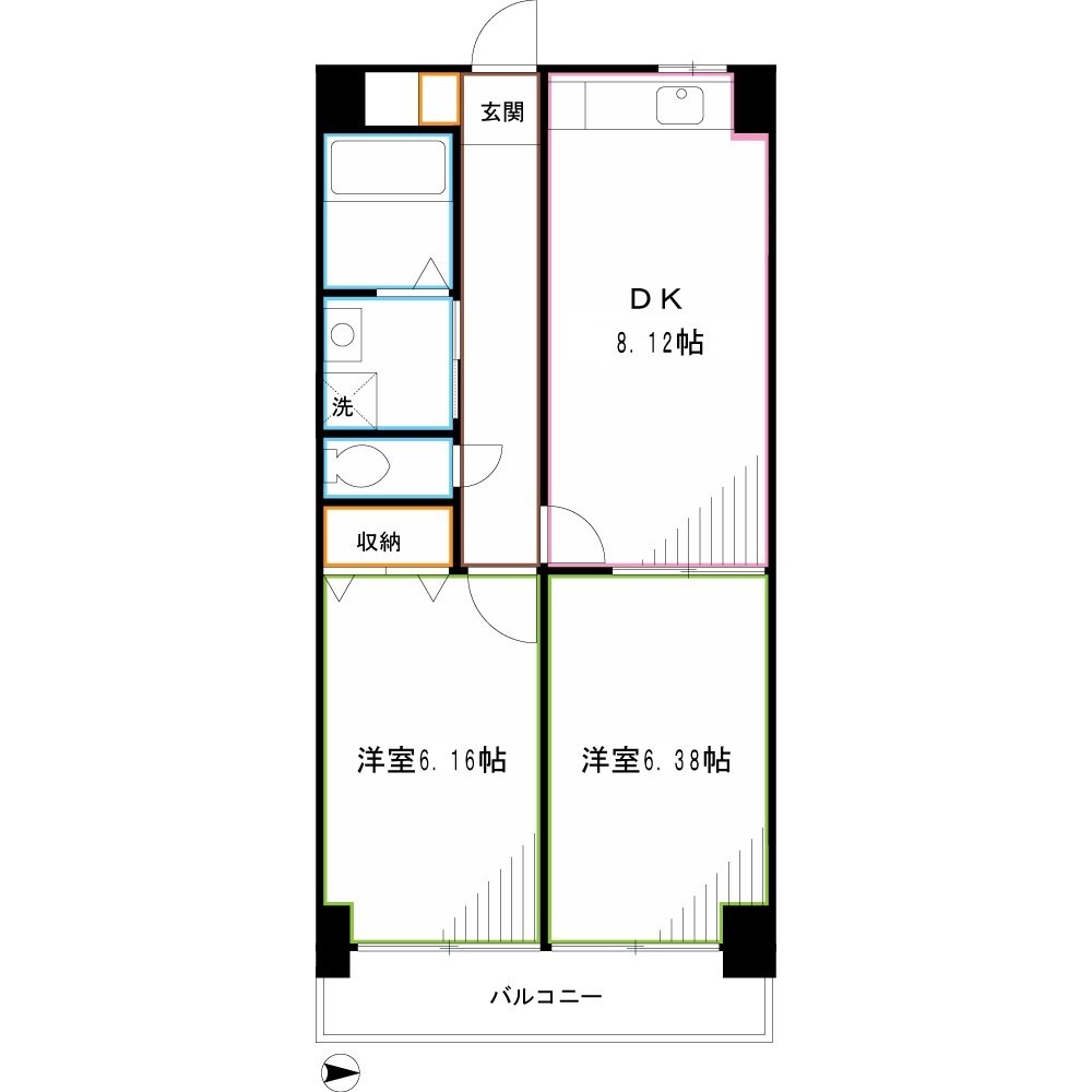 ドエル武蔵小金井 間取り