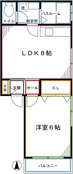 コーポ花みずき 間取り