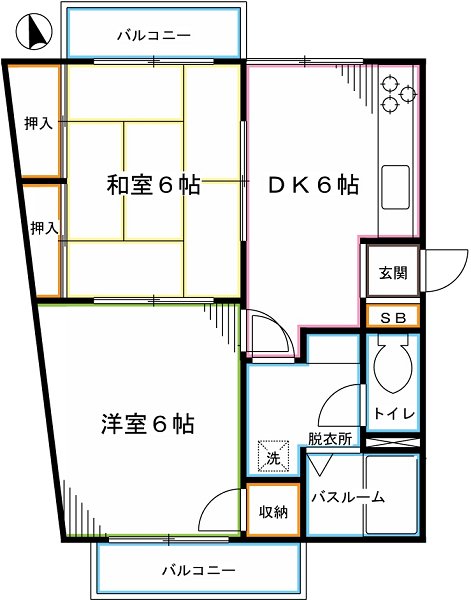ハイツアゼリア 間取り