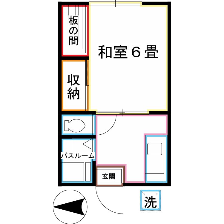 仁愛ハイツ 間取り