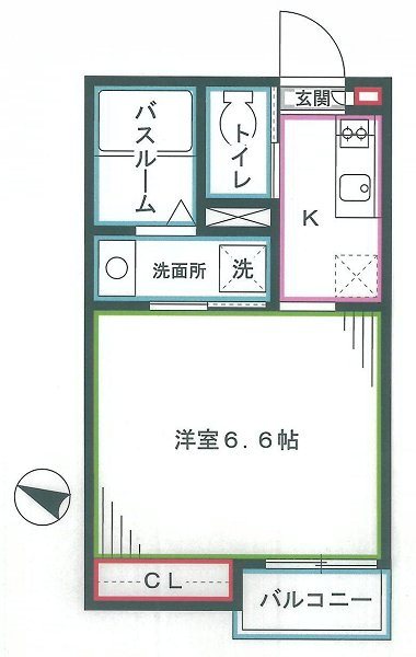 ＹｓＦｌａｔ高円寺 間取り