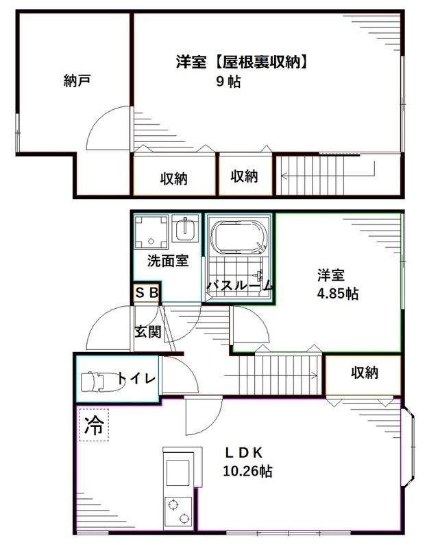 シェモア高円寺 間取り