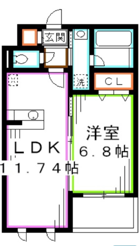 メルベイユ浜田山 間取り