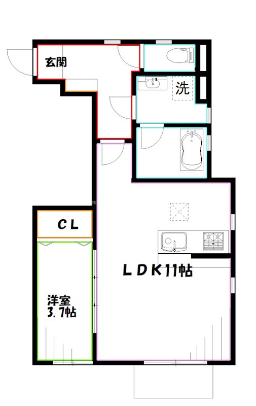サンハイム井の頭 間取り