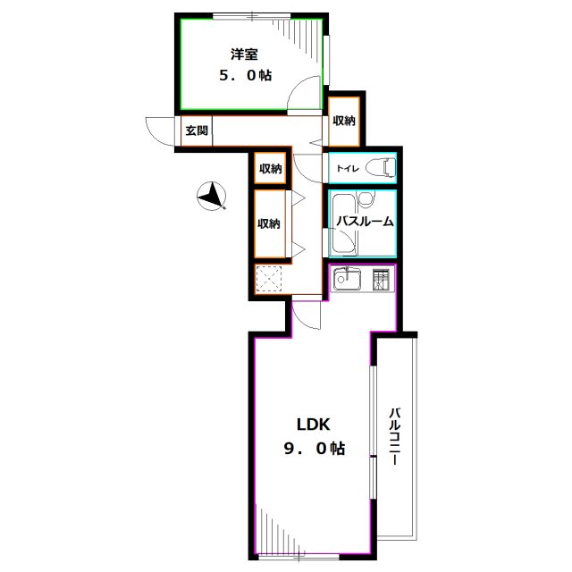 コア・イースト 間取り