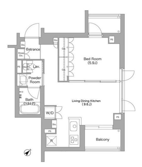 コンフォリア中野  間取り