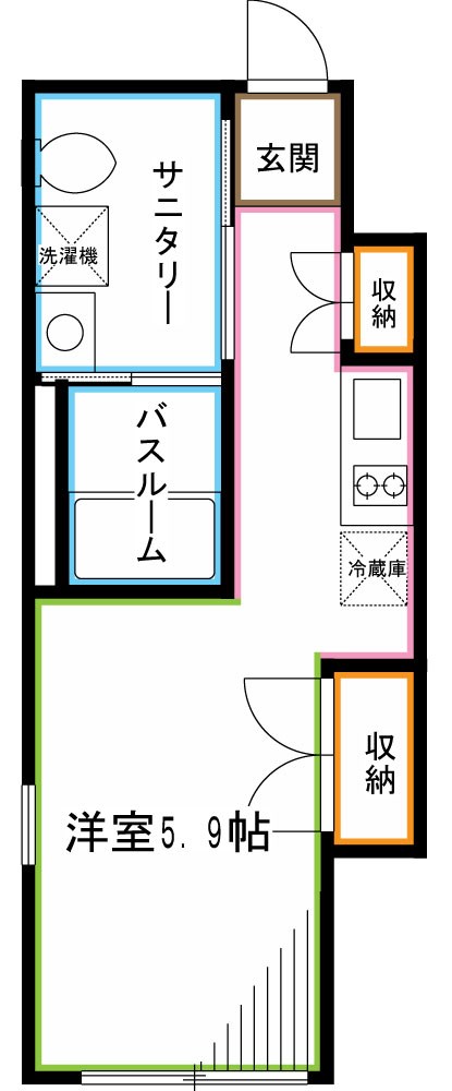 La Perla Ogikubo（ラ・ペルラ荻窪）   間取り