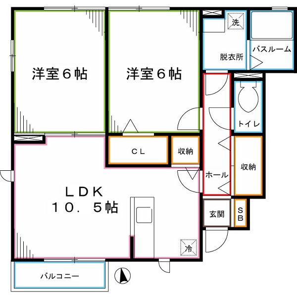 グリーンライフ 間取り