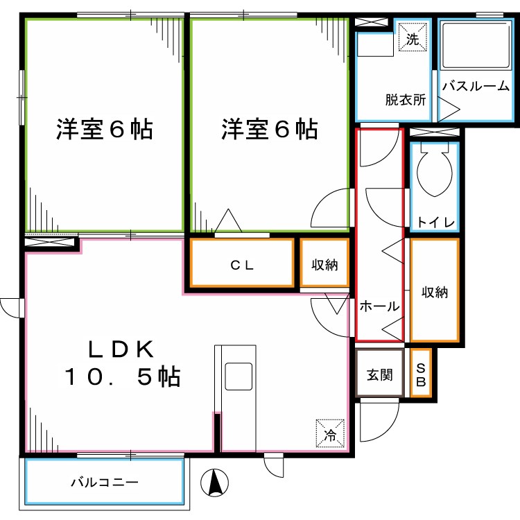 グリーンライフ 間取り