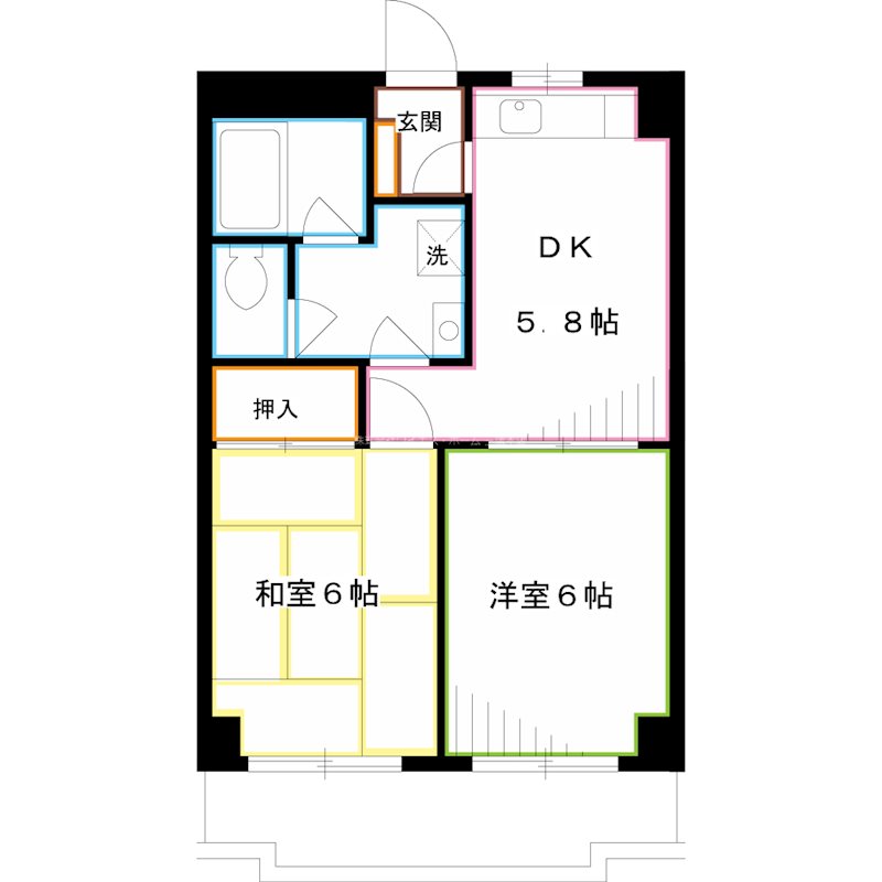 三鷹コート 間取り
